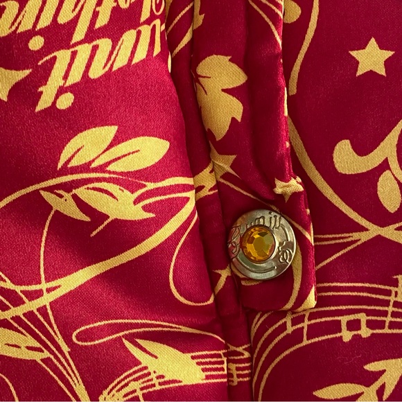 G-Unit Faux Fur Trim Hooded Long Sleeves Gold & Red Puffer Jacket Girl’s Size M - Picture 7 of 15